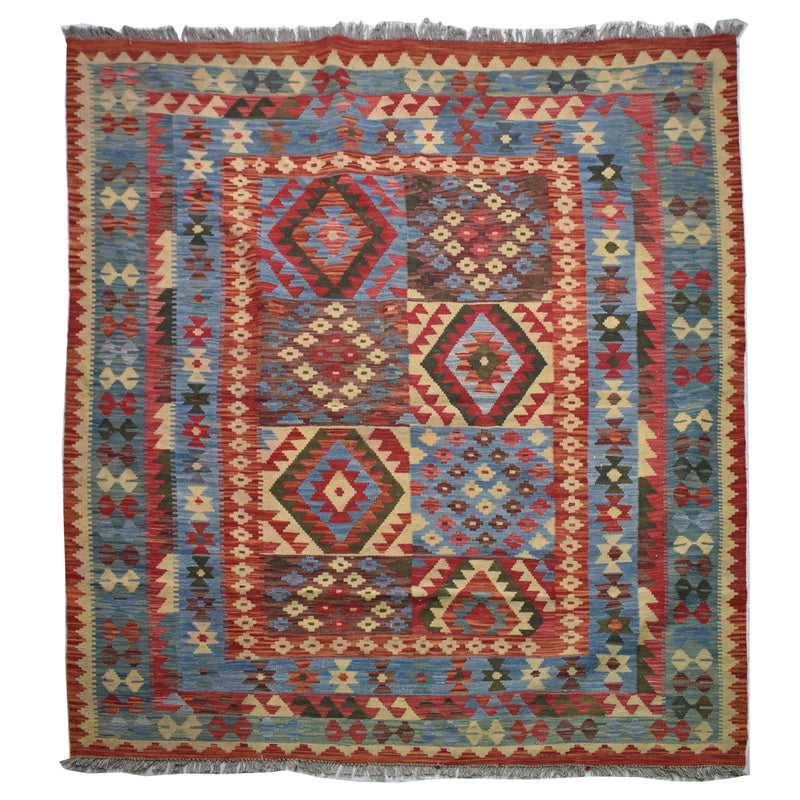 Afghan Rug 2.5x1.8-Dovetailed &amp; Doublestitched
