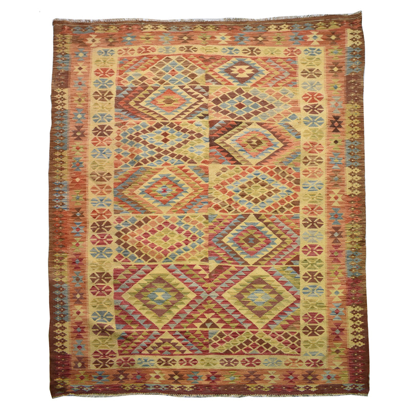 Afghan Rug 2.9x1.9-Dovetailed &amp; Doublestitched