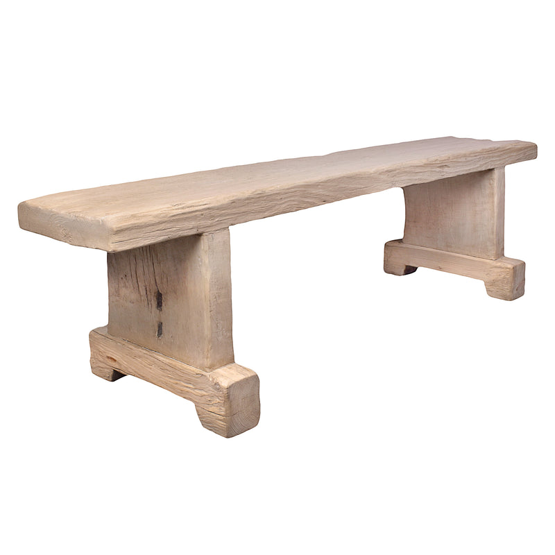 Antique Elm Bench 160-Dovetailed &amp; Doublestitched