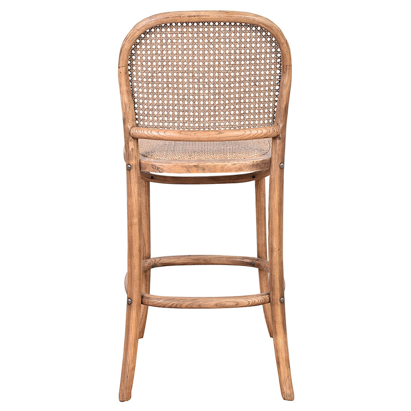 Antoine Counter Stool Natural-Dovetailed &amp; Doublestitched