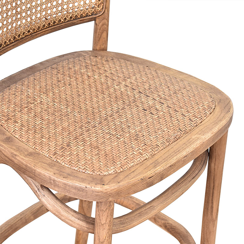 Antoine Counter Stool Natural-Dovetailed &amp; Doublestitched