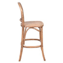 Antoine Recycled Oak Counter Stool Natural-Dovetailed &amp; Doublestitched