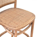 Antoine Recycled Oak Counter Stool Natural-Dovetailed &amp; Doublestitched