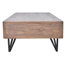 Apothecary Old Elm Coffee Table-Dovetailed &amp; Doublestitched