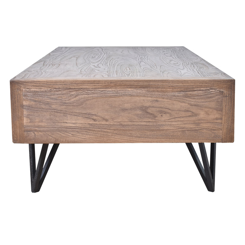 Apothecary Old Elm Coffee Table-Dovetailed &amp; Doublestitched