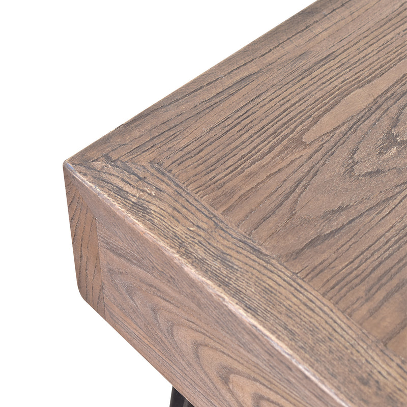 Apothecary Old Elm Desk-Dovetailed &amp; Doublestitched