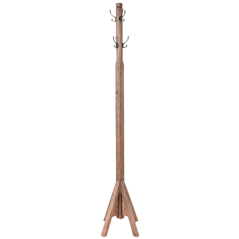 Archie Old Elm Coat Rack-Dovetailed &amp; Doublestitched