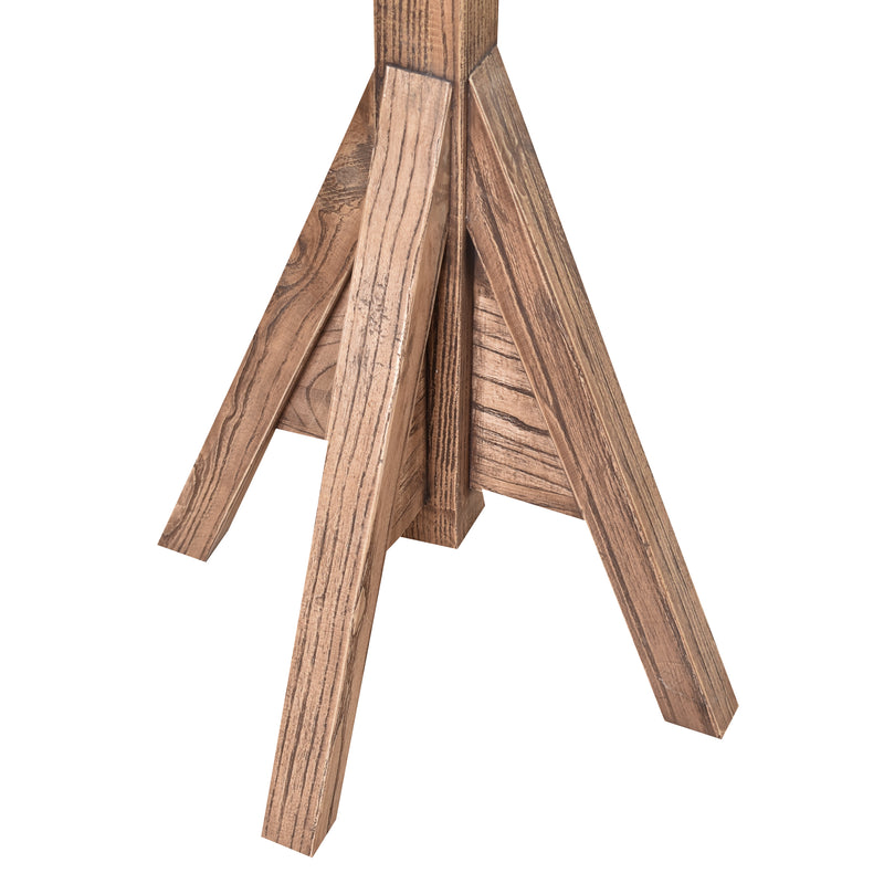 Archie Old Elm Coat Rack-Dovetailed &amp; Doublestitched