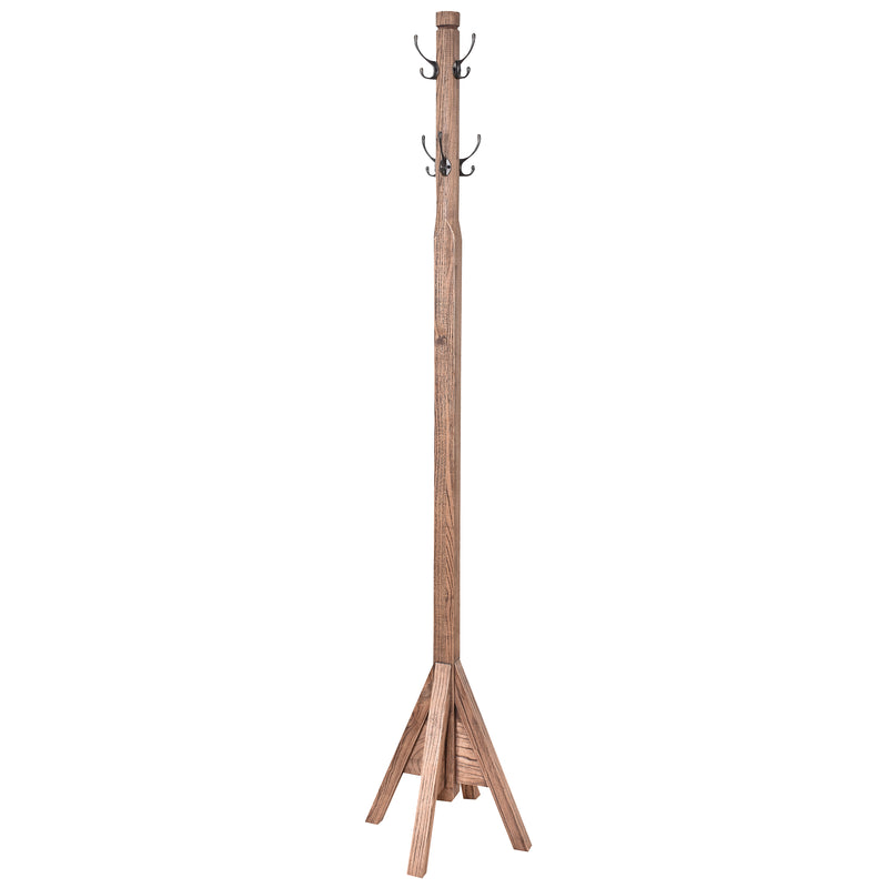 Archie Old Elm Coat Rack-Dovetailed &amp; Doublestitched