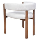 Aria Dove Grey Linen Dining Chair Maron-Dovetailed &amp; Doublestitched