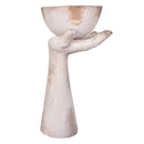 Arm Holding Bowl Statue 48cm-Dovetailed &amp; Doublestitched