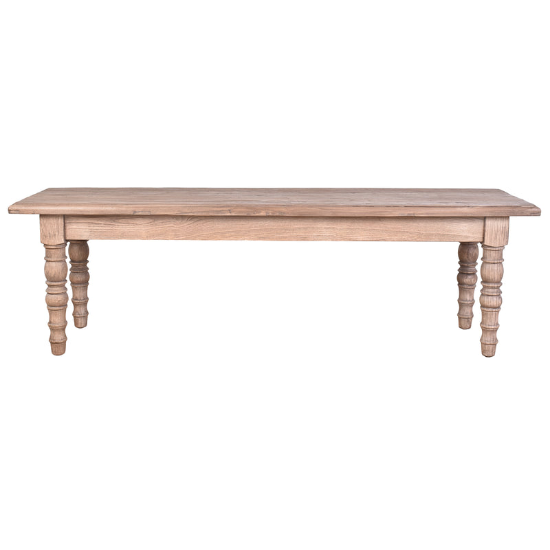 Artillery Leg 1.5m Dining Bench Seat-Dovetailed &amp; Doublestitched