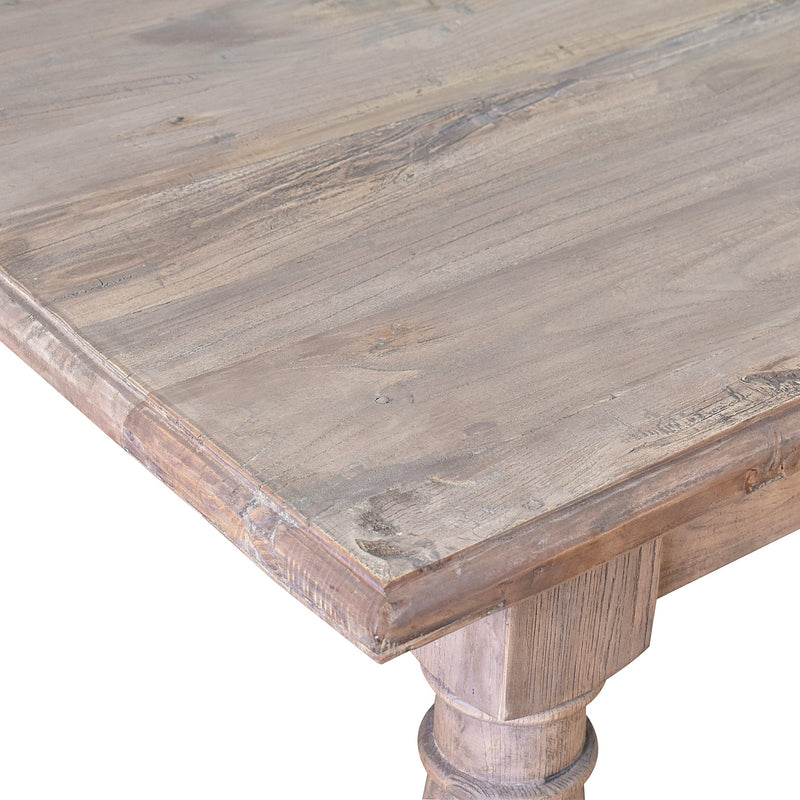 Artillery Leg 2.4m Dining Table-Dovetailed &amp; Doublestitched