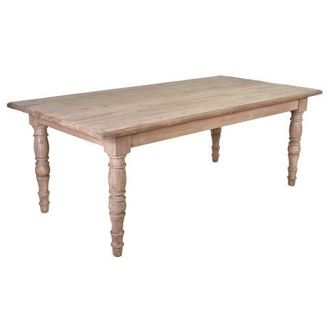 Artillery Leg 2m Recycled Timber Dining Table