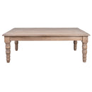Artillery Leg Recycled Timber Coffee Table-Dovetailed &amp; Doublestitched