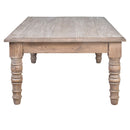 Artillery Leg Recycled Timber Coffee Table-Dovetailed &amp; Doublestitched