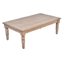 Artillery Leg Recycled Timber Coffee Table-Dovetailed &amp; Doublestitched