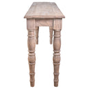Artillery Leg Recycled Timber Console-Dovetailed &amp; Doublestitched