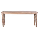 Artillery Leg Recycled Timber Console-Dovetailed &amp; Doublestitched