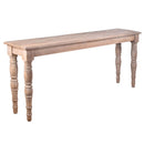 Artillery Leg Recycled Timber Console-Dovetailed &amp; Doublestitched