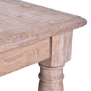 Artillery Leg Recycled Timber Side Table-Dovetailed &amp; Doublestitched