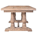 Augustus Farmhouse 2.4m Dining Table-Dovetailed &amp; Doublestitched