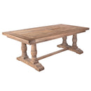 Augustus Farmhouse 2.4m Dining Table-Dovetailed &amp; Doublestitched