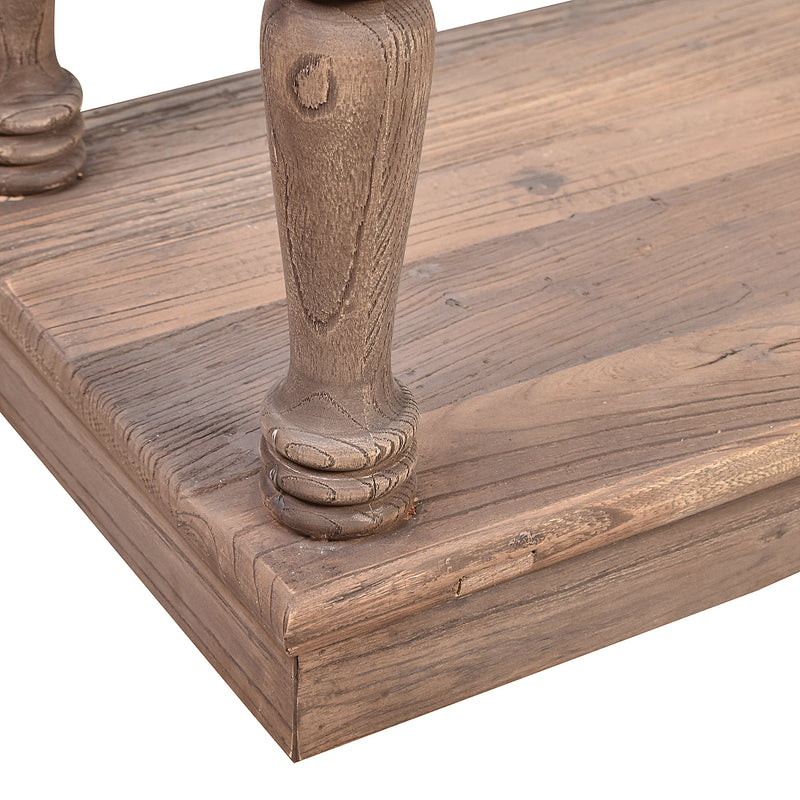 Augustus Farmhouse 3 Drawer Hall Table-Dovetailed &amp; Doublestitched