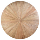 Aura 1.5m Oak Round Dining Table-Dovetailed &amp; Doublestitched