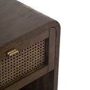 Avalon Bedside Table in Honey Brown-Dovetailed &amp; Doublestitched