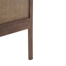 Avalon Rattan Bedhead in Honey Brown-Dovetailed &amp; Doublestitched