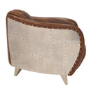Aviator Vintage Leather Armchair-Dovetailed &amp; Doublestitched