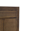 Avoca Birdeye Bedhead in Honey Brown-Dovetailed &amp; Doublestitched