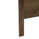 Avoca Birdeye Bedhead in Honey Brown-Dovetailed &amp; Doublestitched