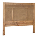 Avoca Birdeye Bedhead in Light Tobacco-Dovetailed &amp; Doublestitched