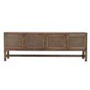 Avoca Birdeye Entertainment Unit in Honey Brown-Dovetailed &amp; Doublestitched