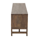 Avoca Birdeye Entertainment Unit in Honey Brown-Dovetailed &amp; Doublestitched