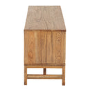 Avoca Birdeye Entertainment Unit in Light Tobacco-Dovetailed &amp; Doublestitched