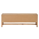 Avoca Birdeye Entertainment Unit in Light Tobacco-Dovetailed &amp; Doublestitched