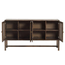 Avoca Birdeye Sideboard in Honey Brown-Dovetailed &amp; Doublestitched