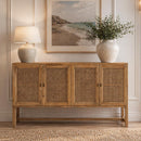 Avoca Birdeye Sideboard in Light Tobacco-Dovetailed &amp; Doublestitched