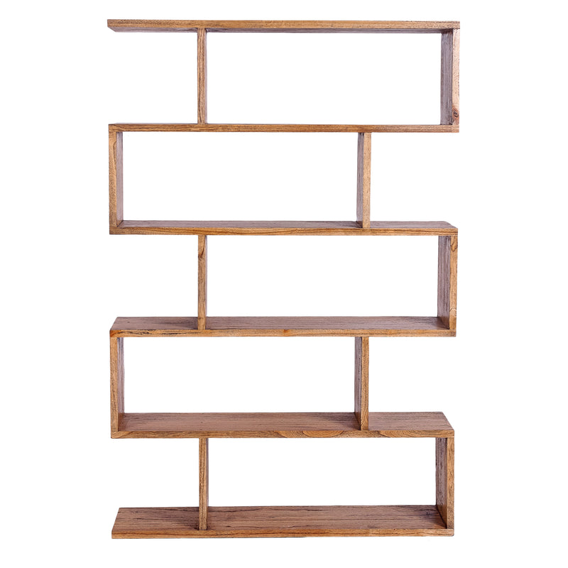 Avoca Bookcase in Light Tobacco-Dovetailed &amp; Doublestitched