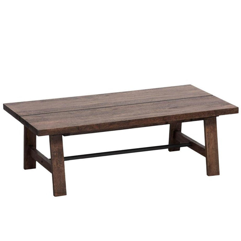 Avoca Honey Brown Coffee Table-Dovetailed &amp; Doublestitched