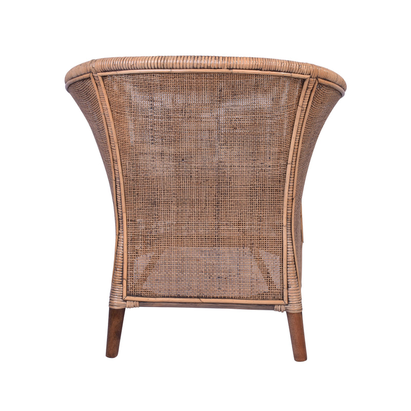 Avoca Rattan Armchair-Dovetailed &amp; Doublestitched