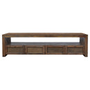 Avoca Rattan Entertainment Unit in Honey Brown-Dovetailed &amp; Doublestitched