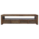Avoca Rattan Entertainment Unit in Honey Brown-Dovetailed &amp; Doublestitched