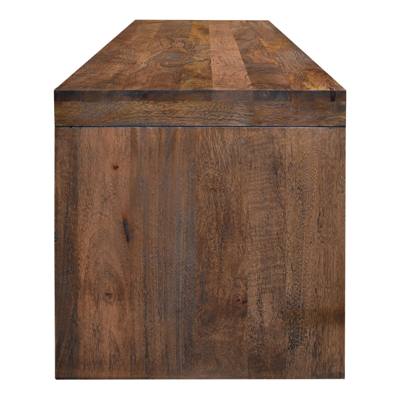 Avoca Rattan Entertainment Unit in Honey Brown-Dovetailed &amp; Doublestitched