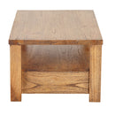 Avoca Rectangle Coffee Table in Light Tobacco-Dovetailed &amp; Doublestitched
