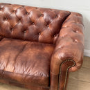 GG Leather Chesterfield 4 Seater Sofa