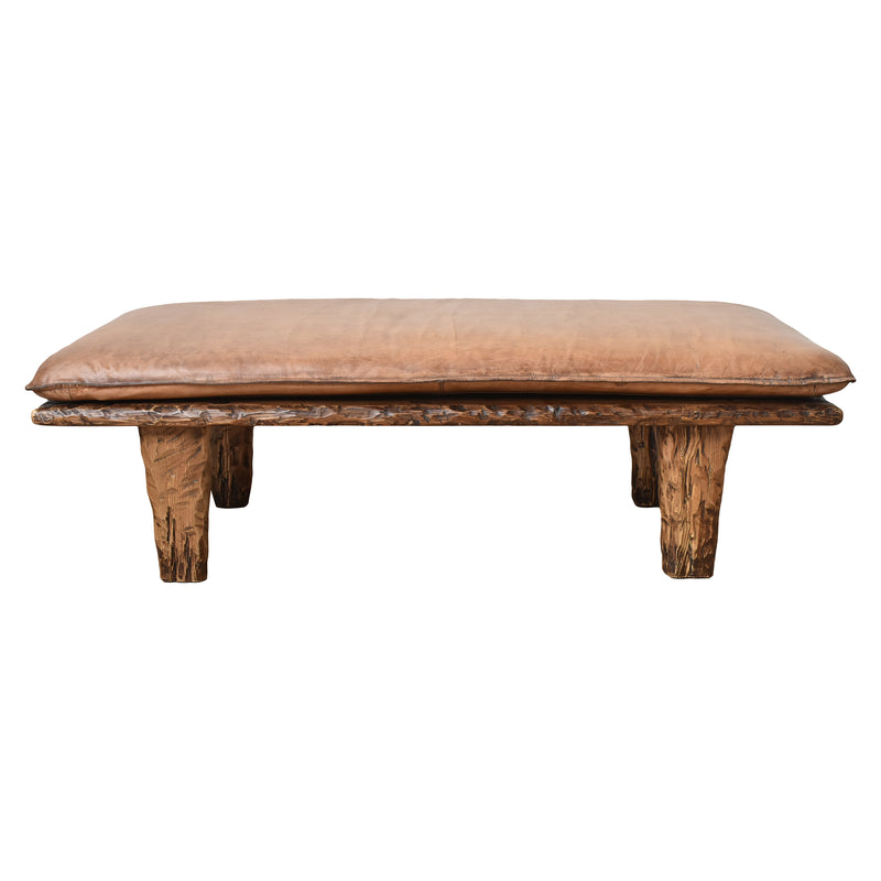 Chateau Coffee Table Bench with Cushion Top